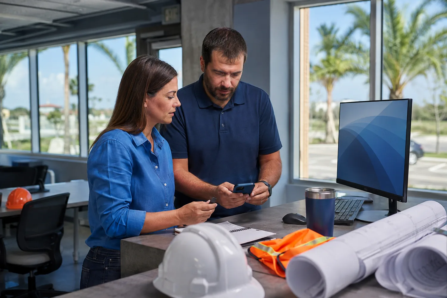 Central Florida engineering team preparing a Microsoft Entra passkey rollout
